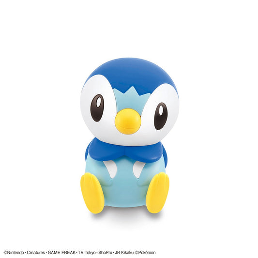 Đồ Chơi Lắp Ráp Mô Hình Plamo Collection Quick!! 06 Piplup BANDAI MODEL KIT 4573102615565