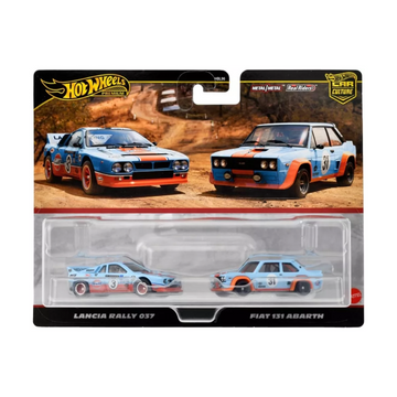 Bộ Đôi Siêu Xe Premium Lancia Rally 037/ Fiat 131 Abarth HOT WHEELS HBL96