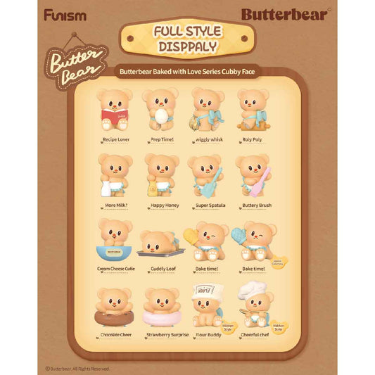 Mô Hình ButterBear Baked With Love Series Cubby Face FUNISM MX2089