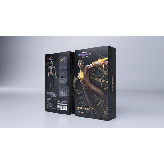 Mô Hình Cao Cấp Spiderman Black&Gold NWH ZD TOYS 1913-01