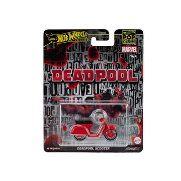 Đồ Chơi Mô Hình Siêu Xe Pop Culture - Deadpool Scooter HOT WHEELS HXD63