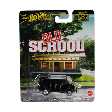 Đồ Chơi Mô Hình Siêu Xe Pop Culture - Dodge Ram Van - Old School Van HOT WHEELS HXD63