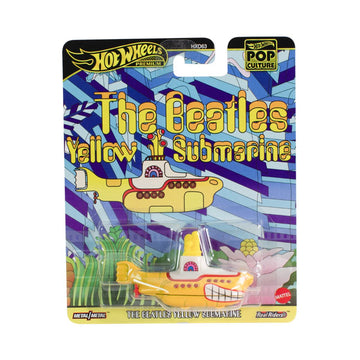 Đồ Chơi Mô Hình Siêu Xe Pop Culture - The Beatles Yellow Submarine HOT WHEELS JBL74/HXD63