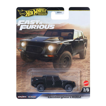 Đồ Chơi Mô Hình Siêu Xe Premium Fast&Furious Lamborghini LM002 HOT WHEELS HNW46