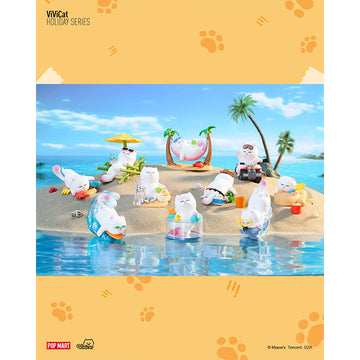 Vivicat Beach Vacation POP MART Model Toy 6941448696810