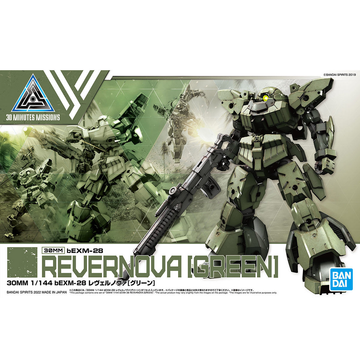 Đồ Chơi Lắp Ráp Mô Hình 30Mm 1/144 Bexm-28 Revernova Green BANDAI MODEL KIT 4573102633859