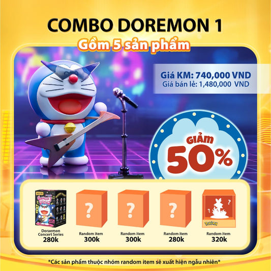 Đồ Chơi Combo Doremon 1 52TOYS CBDR1-LKB1