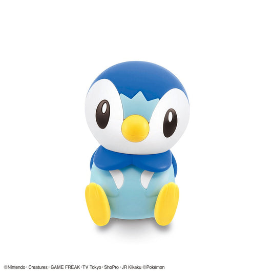 Plamo Collection Model Assembling Toy Quick!! 06 Piplup BANDAI MODEL KIT 4573102615565