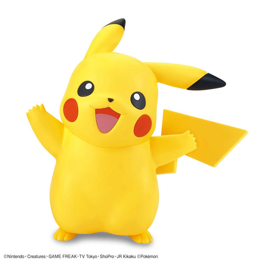Model Assembling Toys -Plamo Collection Quick!! 01 Pikachu BANDAI MODEL KIT 4573102607713