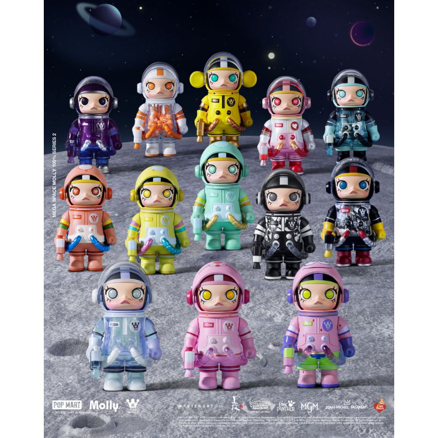 MEGA SPACE MOLLY 100% Series 2-B POP MART Model Toy 6941848236586