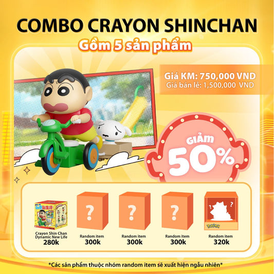 Đồ Chơi Combo Shinchan 4 52TOYS CBSC4-LKB1