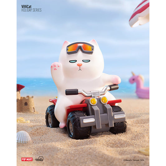 Vivicat Beach Vacation POP MART Model Toy 6941448696810