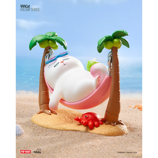 Vivicat Beach Vacation POP MART Model Toy 6941448696810