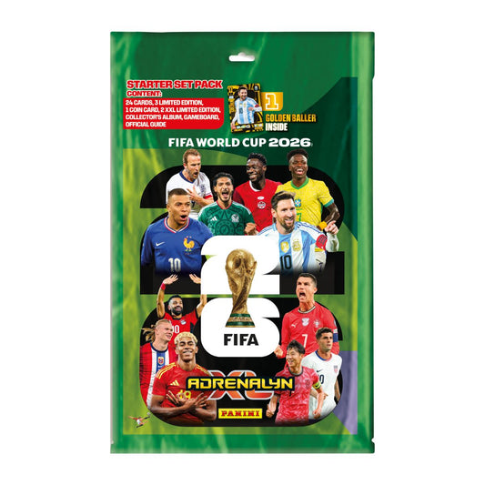 Đồ Chơi Bộ Thẻ Hình Khởi Đầu FIFA World Cup 2026 Adrenalyn XL PANINI 8051708007411