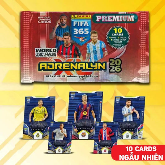 Gói Thẻ Hình FIFA 365 2026 Adrenalyn - Hạng Sang PANINI 8051708025491