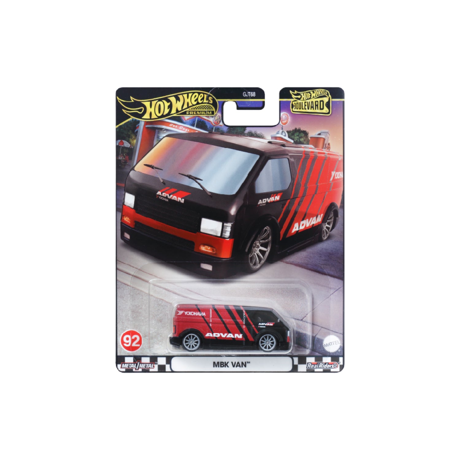 Siêu Xe BOULEVARD - MBK VAN HOT WHEELS GJT68