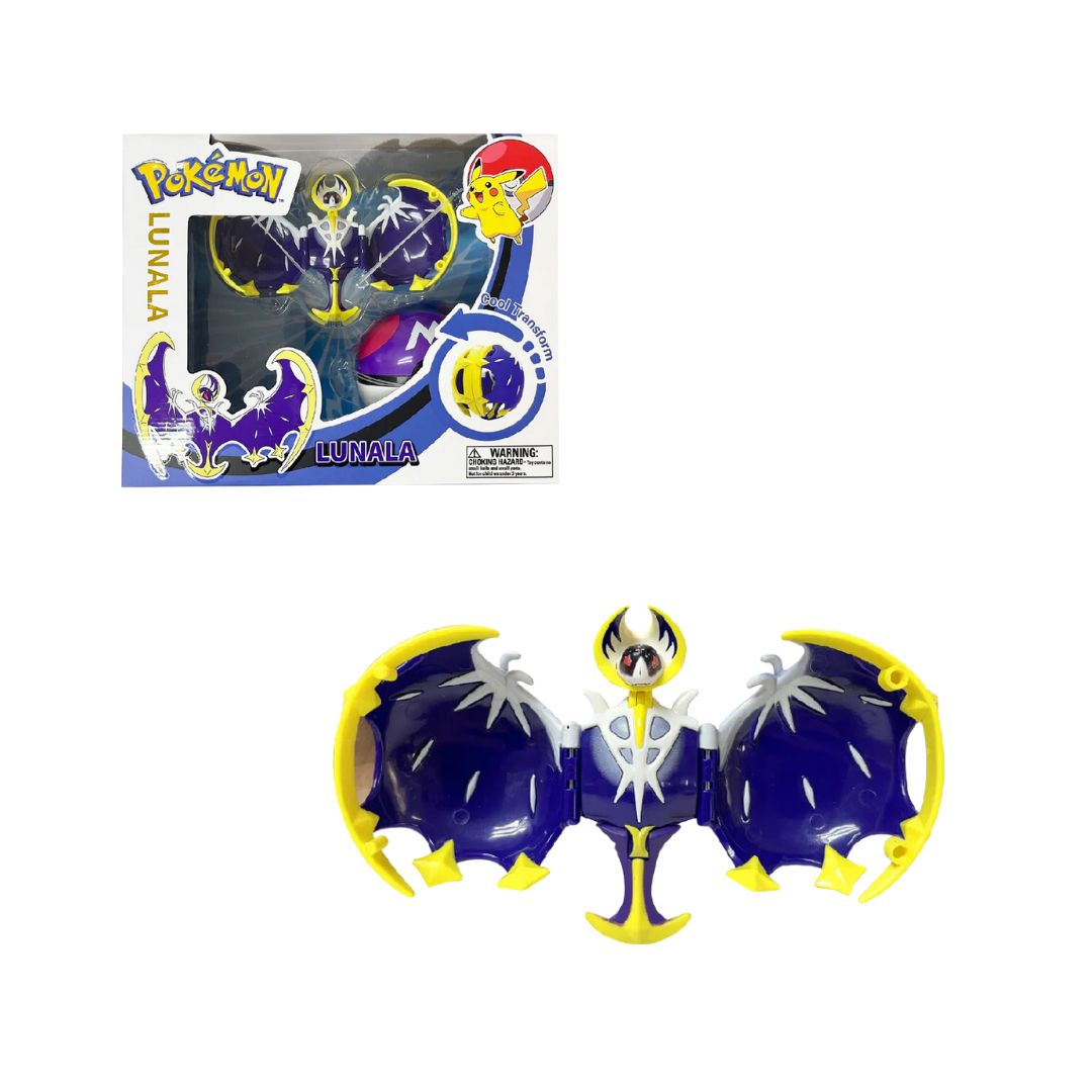 Đồ Chơi Trẻ Em Bóng Pokemon Biến Hình: Mãnh Thú Mặt Trăng Lunala POKEMON TOYS ZC8911E