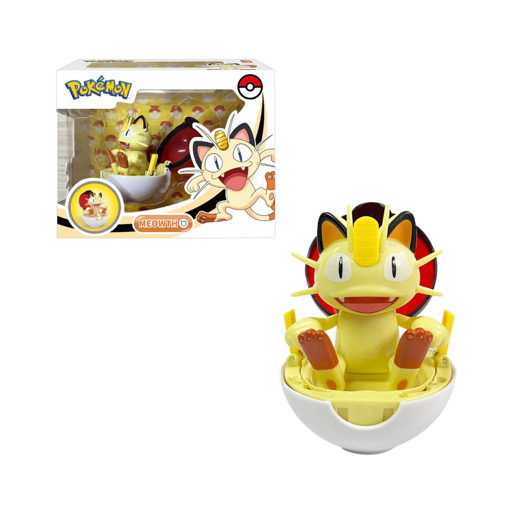 Đồ Chơi Quả Cầu Pokemon Tự Động Biến Hình: Meowth POKEMON TOYS ZC8941E