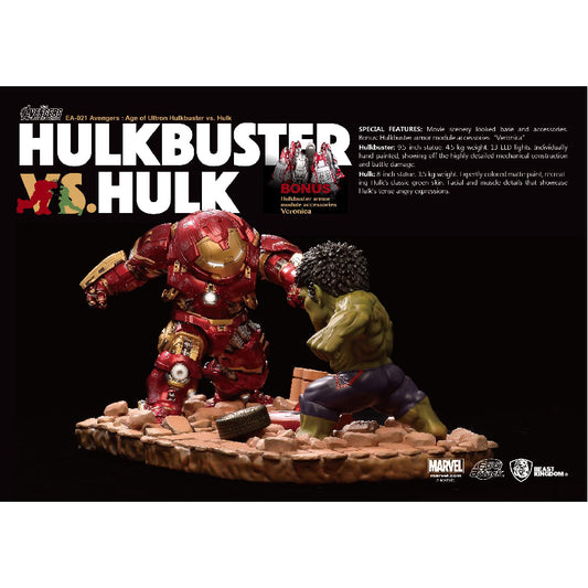 Mô Hình Sưu Tập Avengers:Age of Ultron Hulkbuster & Hulk BEAST KINGDOM EA-021