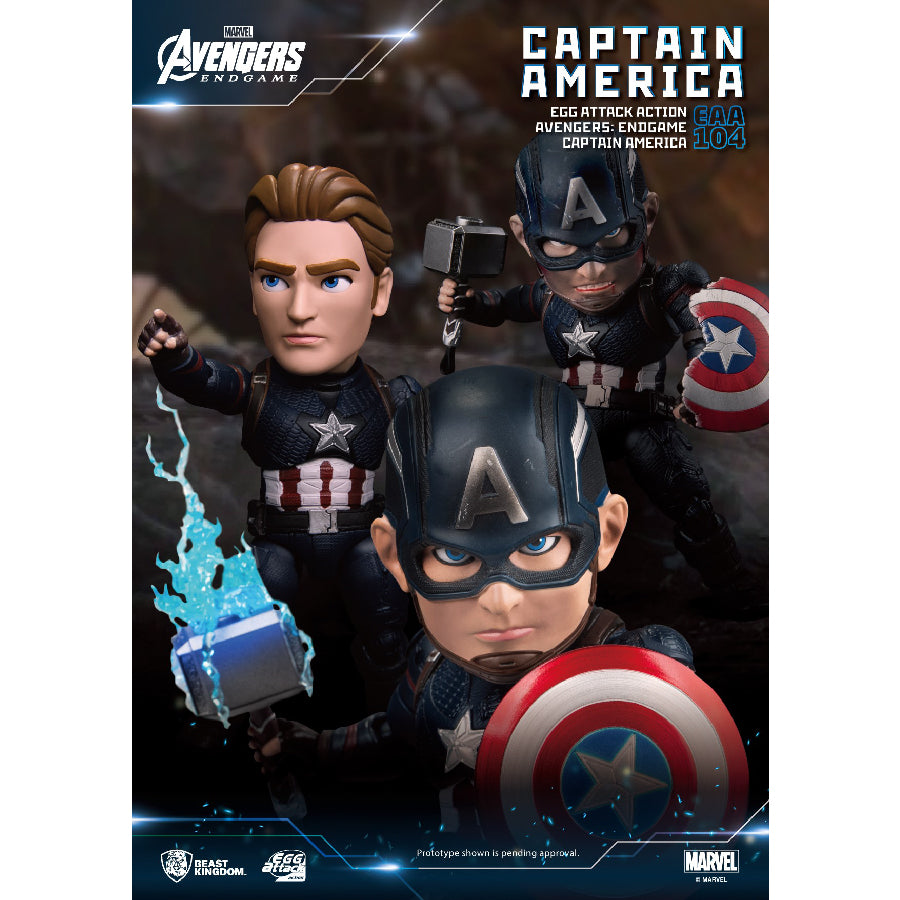 Avengers: Endgame Captain America BEAST KINGDOM EAA-104 Collectible Model