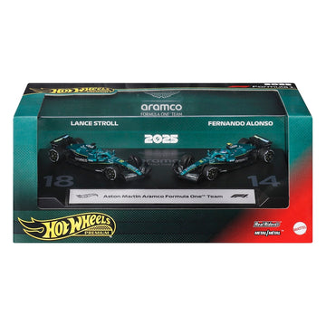 Đồ Chơi Bộ Đôi Siêu Xe Đua F1 Set 10 Aston Martin HOT WHEELS JMN00/JMM89