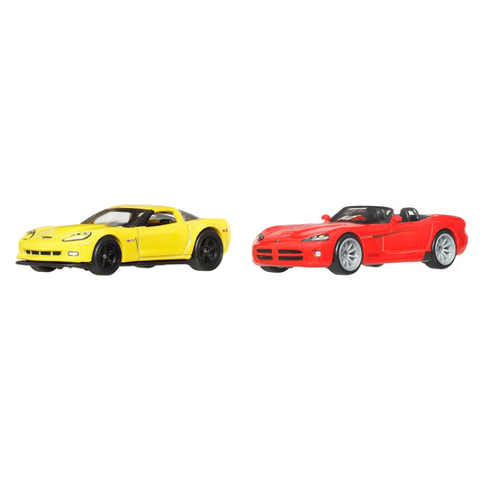 Đồ Chơi Bộ Đôi Siêu Xe Premiums - 12 Corvette Z06 HOT WHEELS JHW54/HBL96