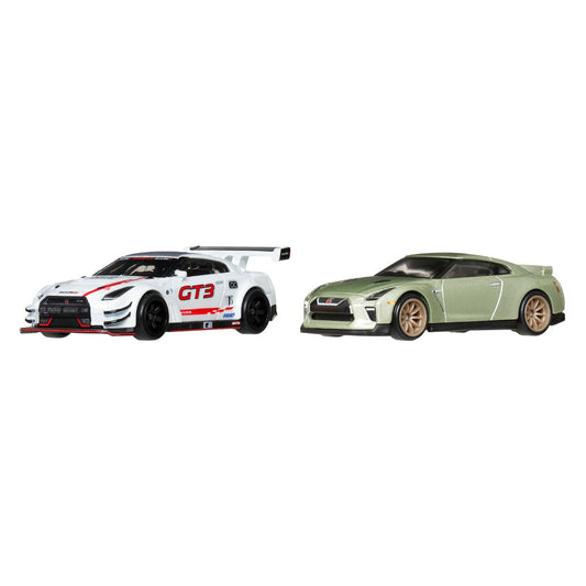 Đồ Chơi Bộ Đôi Siêu Xe Premiums Nissan GT-R HOT WHEELS JBL05/HBL96