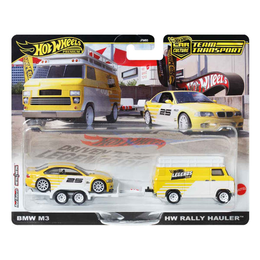 Đồ Chơi Mô Hình Bộ Đôi Siêu Xe LGNDS Team Transport HOT WHEELS JFM93