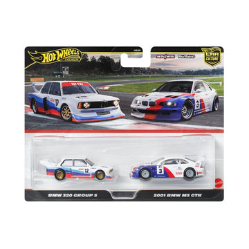Đồ Chơi Bộ Đôi Siêu Xe Premiums BMW E46 GTR HOT WHEELS HBL96