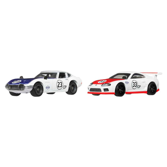 Bộ Đôi Siêu Xe Premiums Toyota Supra HOT WHEELS HBL96