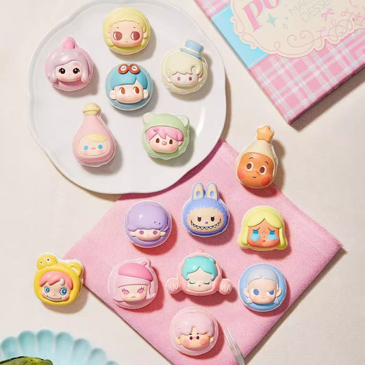 Đồ Chơi Bộ Mô Hình POP BEAN Macaron Dessert Series Box Set POP MART IP POP BEAN 6931571014308