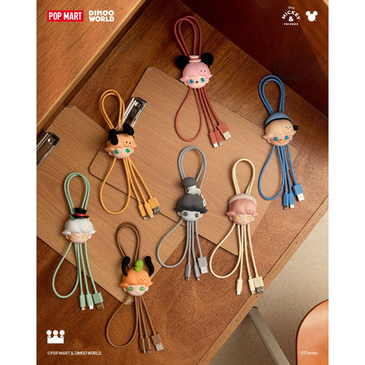 Dây Sạc Dimoo World × Disney Series-2 In 1 Cable Blind Box POP MART 6931571052829