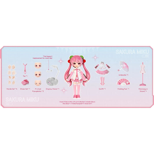 Đồ Chơi Mô Hình HATSUNE MIKU Trang Phục Sakura Miku BLOKEES 73540