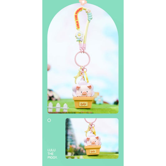 Đồ Chơi Mô Hình LULU THE PIGGY Flower Keychain - Flower House Keeper ART TOY LIFESTYLE 6976415660617