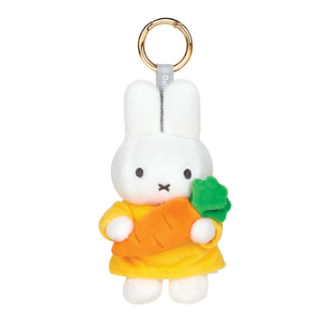 Miffy Plush Keychain with Carrot