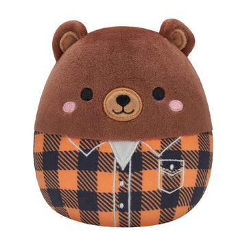 Đồ Chơi Nhồi Bông 7.5 Inch Omar - Brown Bear SQUISHMALLOWS SQHW00609