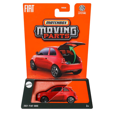 Đồ Chơi Siêu Xe Fiat 500e 2021 MATCHBOX Moving Parts JBW93/FWD28