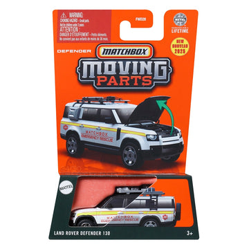 Đồ Chơi Siêu Xe Land Rover Defender 130 MATCHBOX Moving Parts JBW63/FWD28