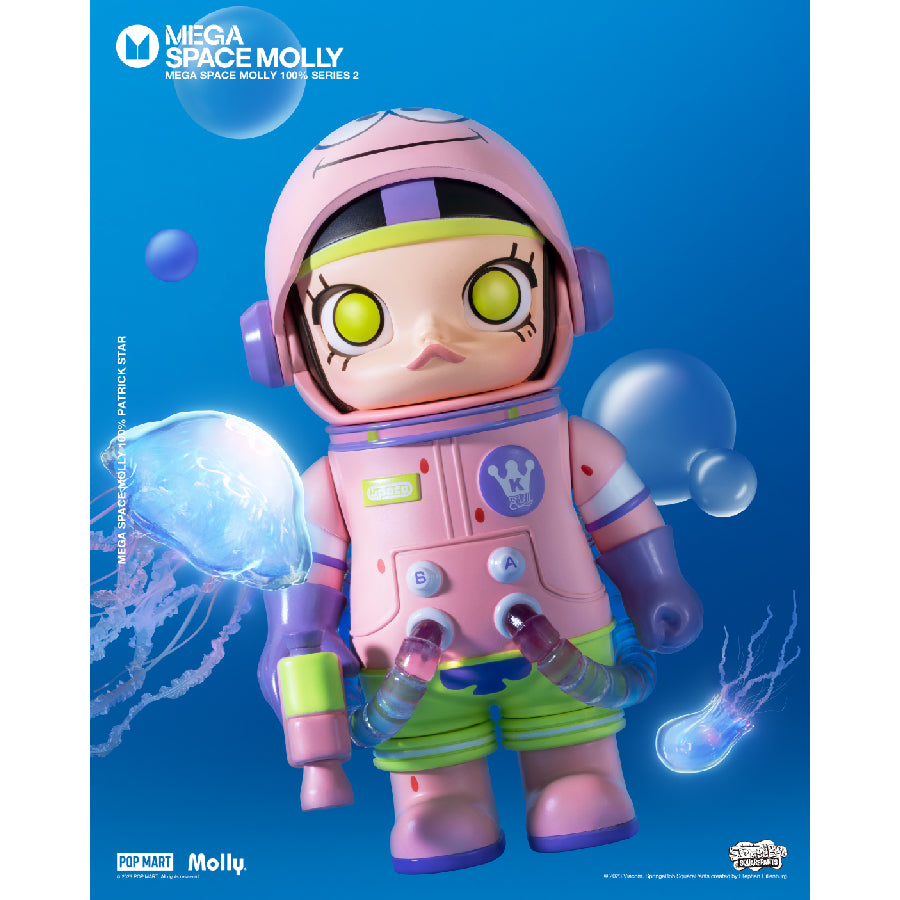 MEGA SPACE MOLLY 100% Series 2-B POP MART Model Toy 6941848236586