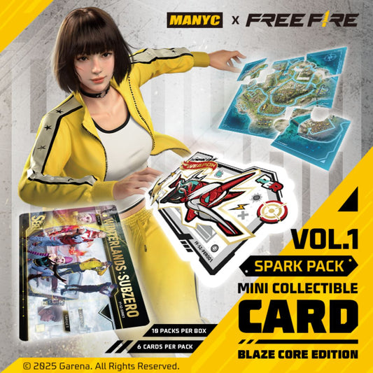 Đồ Chơi Gói Thẻ Sưu Tập Manyc Free Fire - Blaze Core TRADING CARD MYC01FFO01C01F11-BC