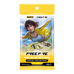 Manyc Free Fire Collectible Card Pack Toy - Spark Light TRADING CARD MYC01FF01C01F11-SL