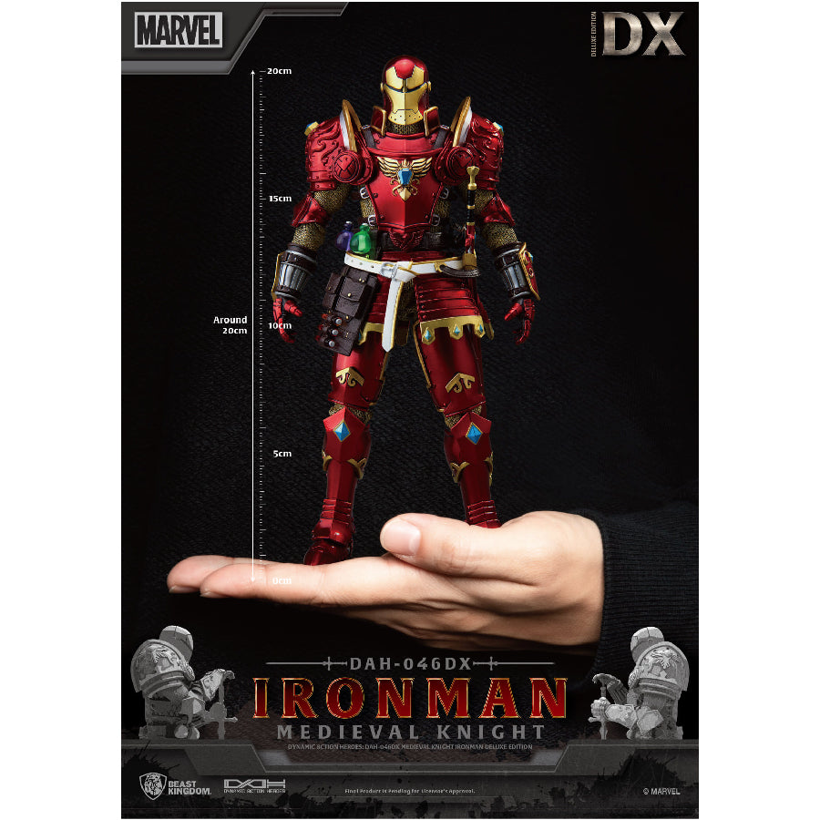 Mô Hình Sưu Tập Medieval Knight - Iron Man Deluxe Version BEAST KINGDOM DAH-046DX
