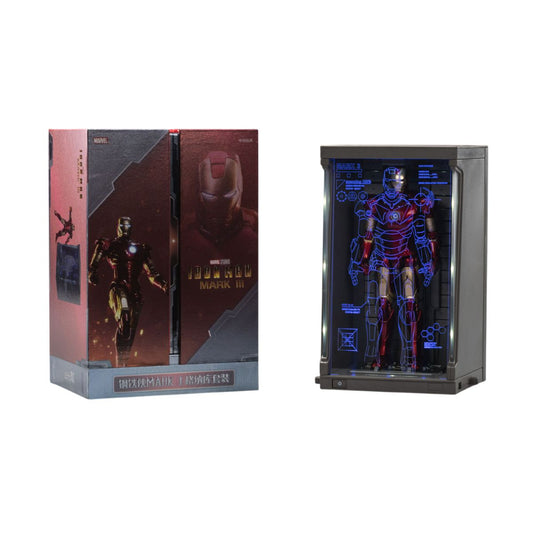 Đồ Chơi Mô Hình Cao Cấp Iron Man MK3 Phiên Bản Hầm Chứa Giáp ZD TOYS 1908-03