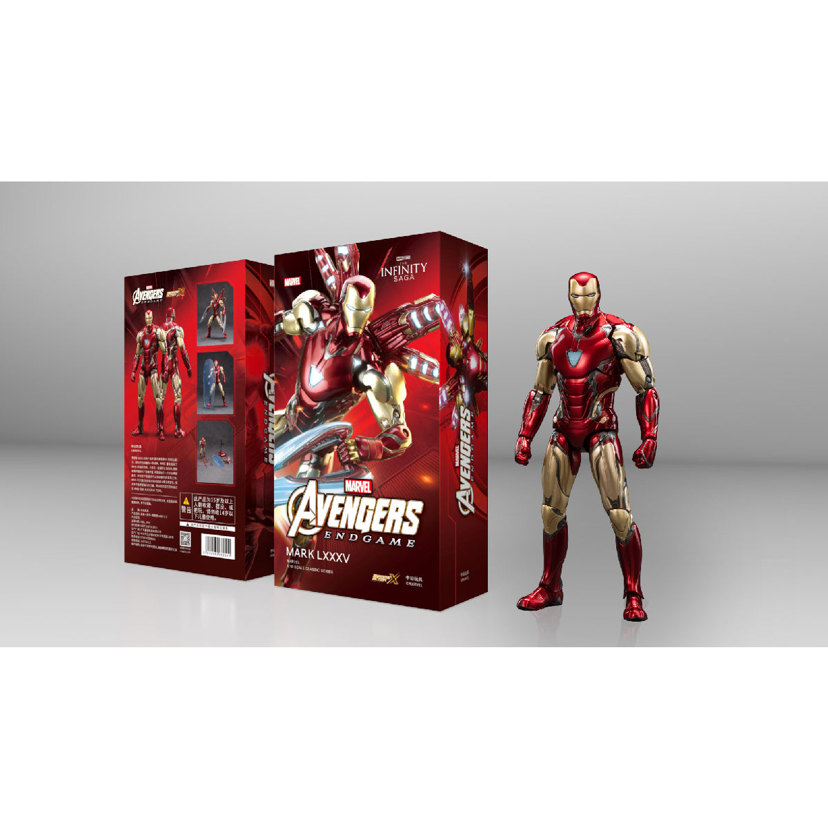 Marvel ZD Toys 1/10 Iron Man figura de acción PVC figura modelo Iron Marvel ZD Toys 1/10 Iron Man figura de acción PVC figura modelo Iron