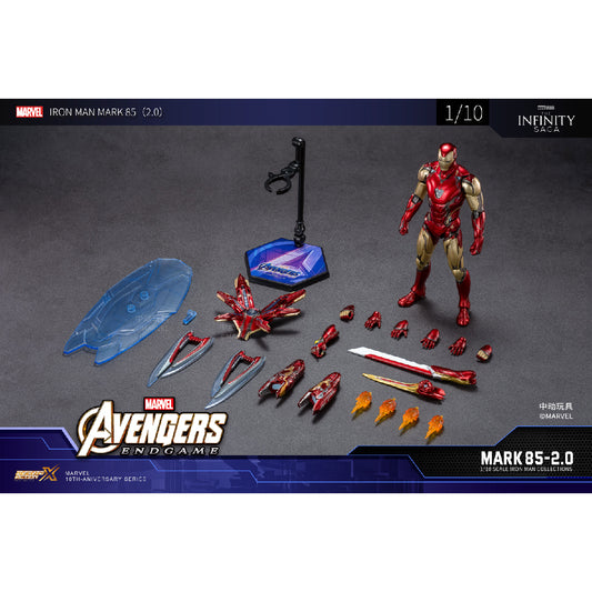 Mô Hình Cao Cấp Iron Man MK85 Phát Sáng ZD TOYS 1907-85