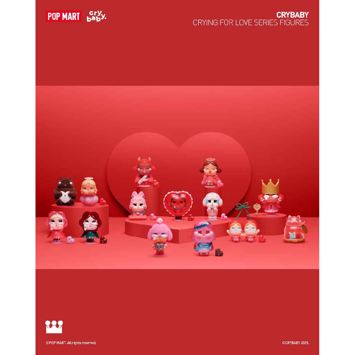 POP MART CRYING FOR LOVE 2体セット Crying for Love ぬいぐるみ 2体