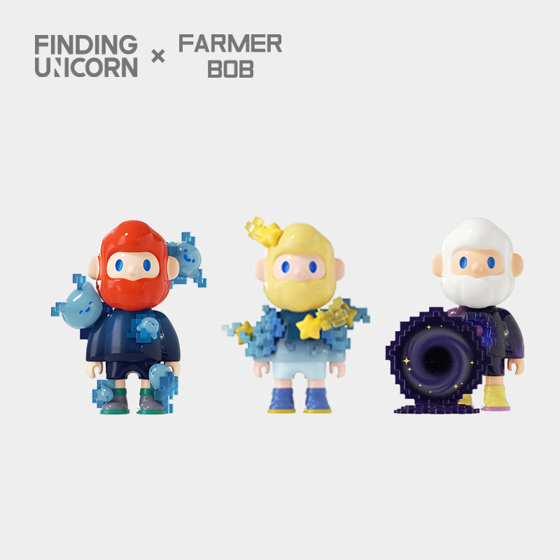 Farmer Bob Pixel Universe Series Figure FINDING UNICORN 6975463618502