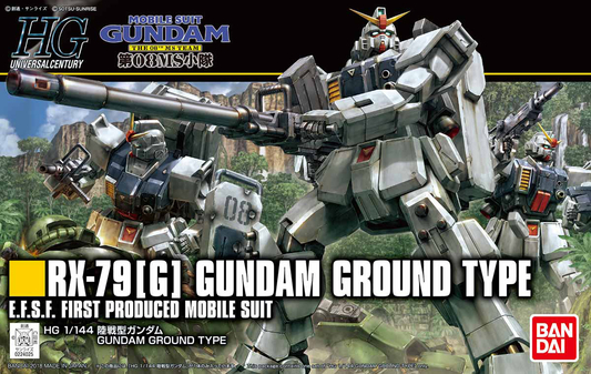 Hg Model Assembly Toy 1/144 Ground Type Gundam 4573102591692
