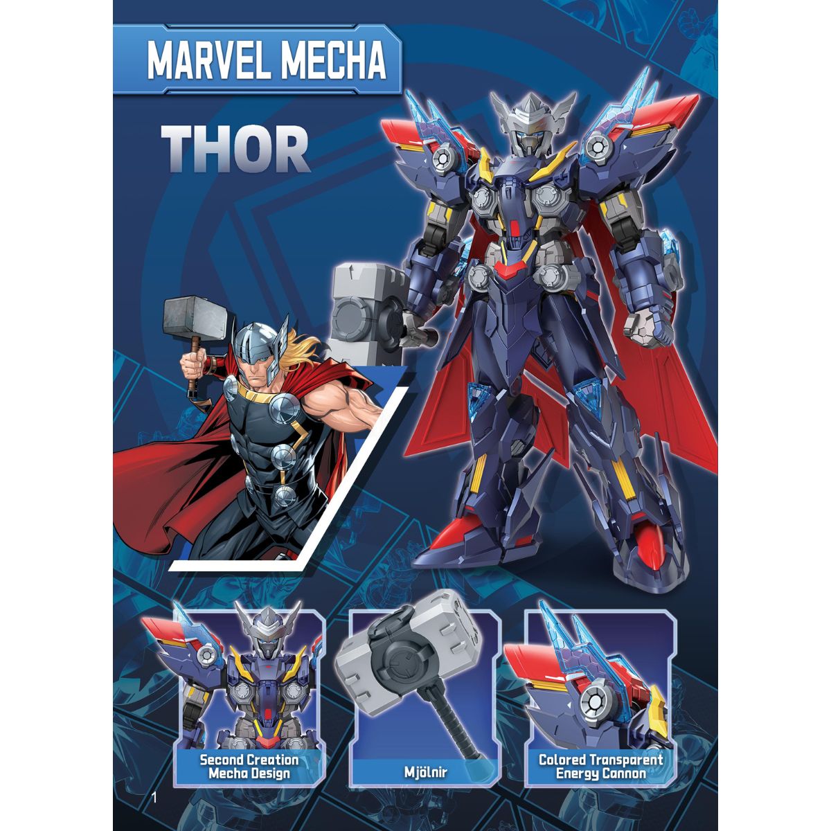 Marvel Mecha Thor KEEPPLAY 73052 Assembly Model Toy