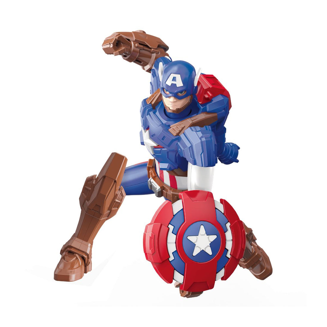 Marvel Super Armor Block Assembly Model Toy - Captain America KEEPPLAY